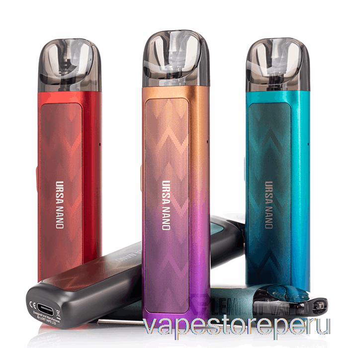 Vape Recargable Vape Perdido Ursa Nano Pod Kit Silver Frost